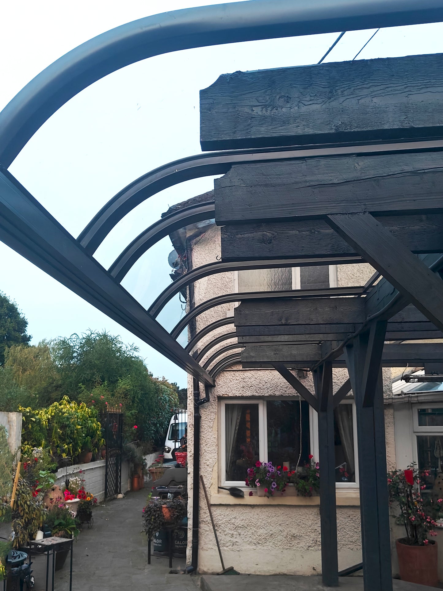 Old pergola transformation to modern day canopy, Botanic, Dublin 9