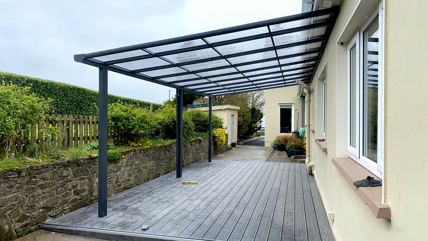 Aluminium Canopy in Tornant Lower Co. Wicklow, Ireland