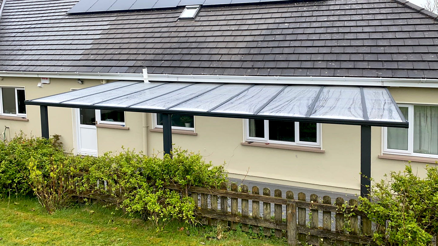 Aluminium Canopy in Tornant Lower Co. Wicklow, Ireland