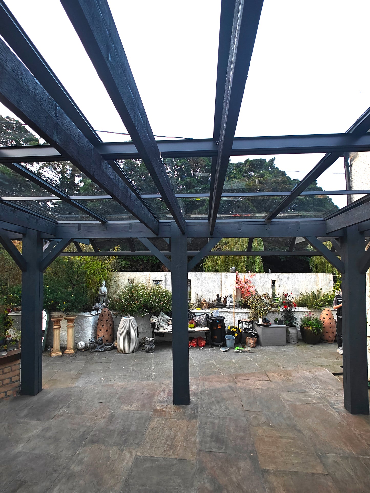 Old pergola transformation to modern day canopy, Botanic, Dublin 9