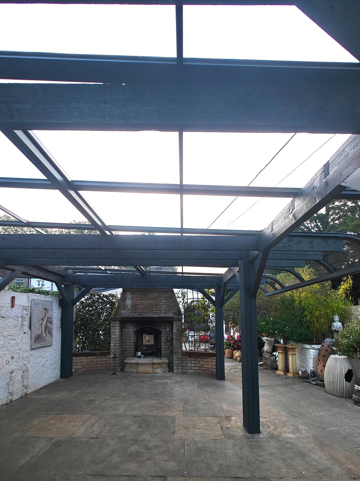 Old pergola transformation to modern day canopy, Botanic, Dublin 9