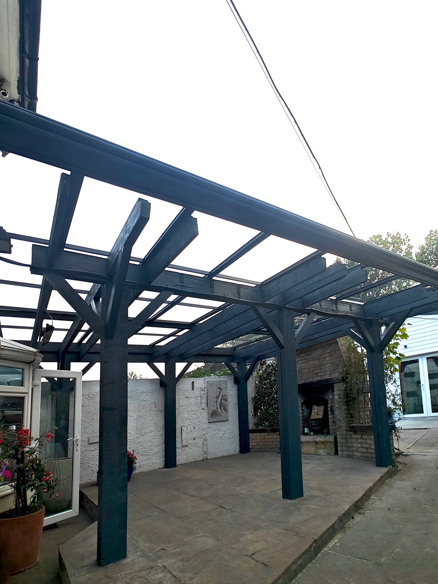 Old pergola transformation to modern day canopy, Botanic, Dublin 9