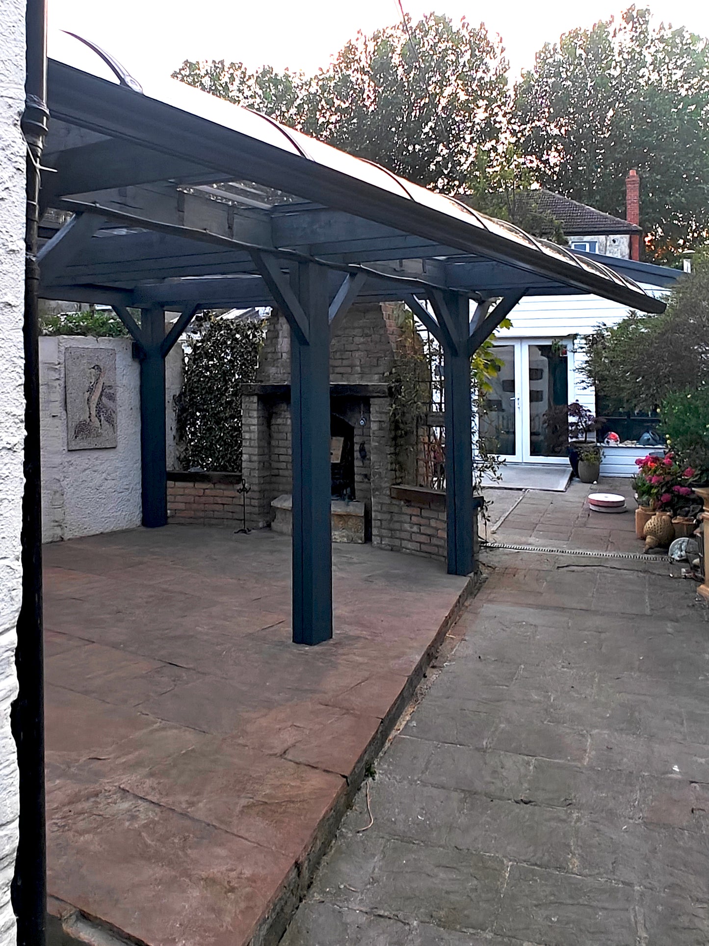 Old pergola transformation to modern day canopy, Botanic, Dublin 9