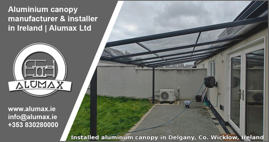 Aluminium Canopy in Delgany, Co. Wicklow