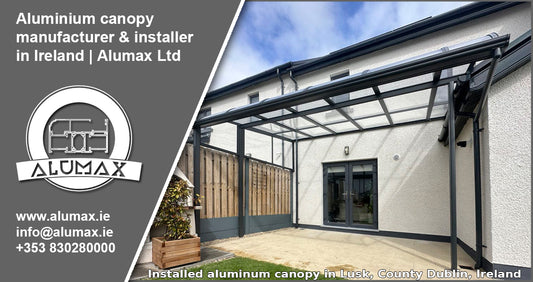 Aluminium Canopy in Lusk, County Dublin