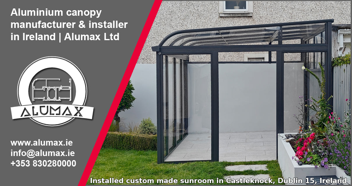 Custom made sunroom installed in Castleknock, Dublin 15