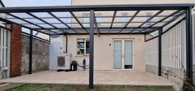 Aluminium canopy installed in Bellingsmore, Dublin 15