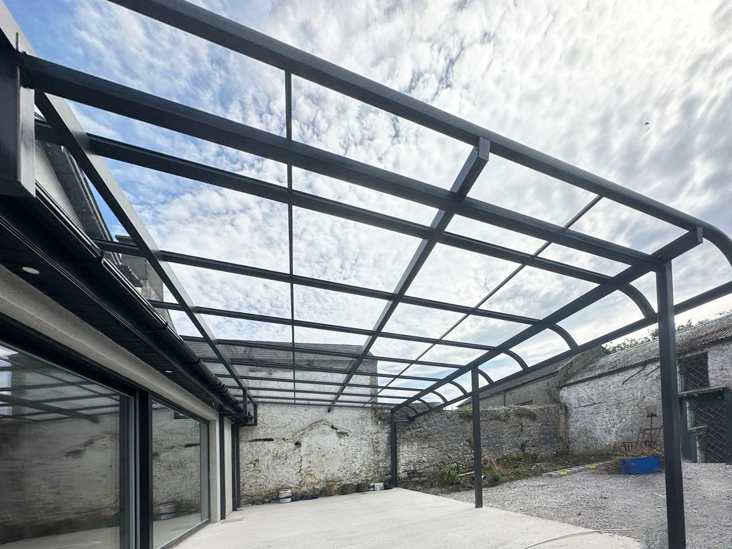 Aluminium Canopy in Spollanstown, Tulamore Co. Offaly