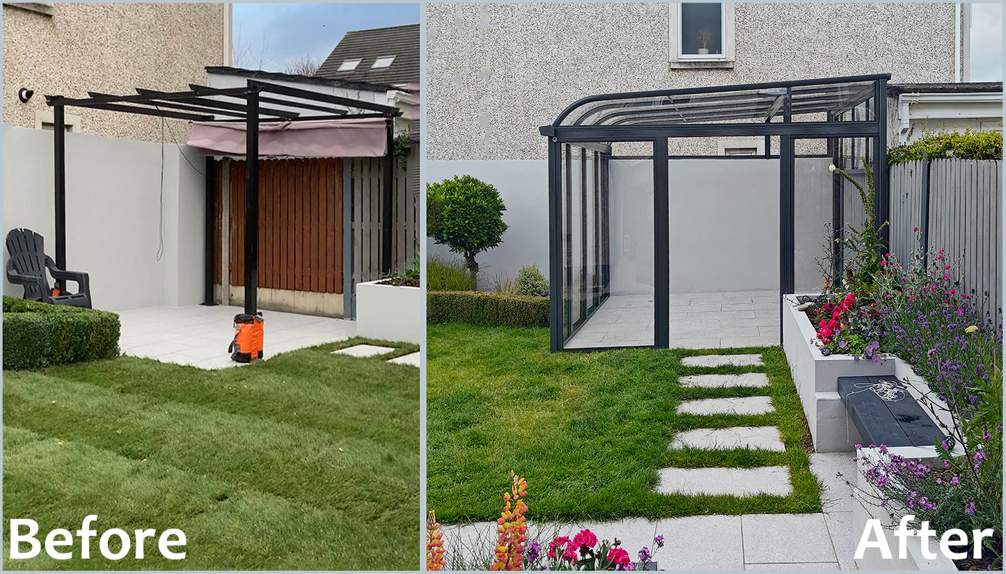 Custom made sunroom installed in Castleknock, Dublin 15