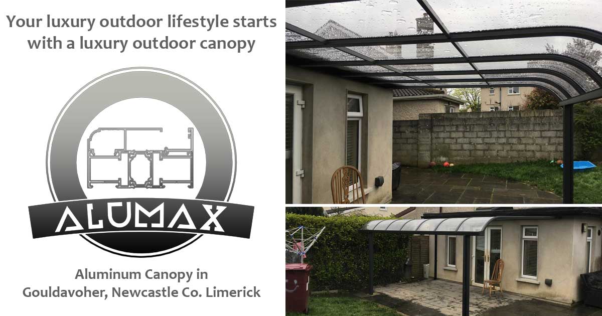 Aluminium canopies in Ireland | Alumax Ltd